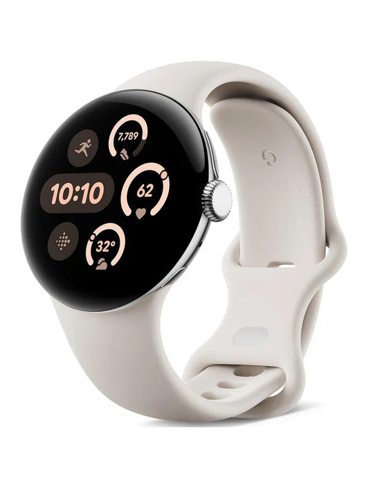 Pixel Watch 3: Elite Connectivity with GPS + LTE | Smart Health Tracking, ECG & SpO2 Sensor, Sleek Water-Resistant Build | 1-Year Warranty, Easy 14-Day Returns + Free Airpods Gift